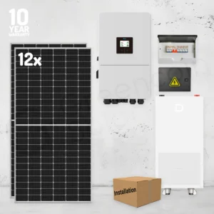 Deye 12kW 3-Phase 14.34kWh Solar Bundle