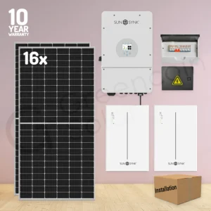 Sunsynk16kW 20kWh Solar System