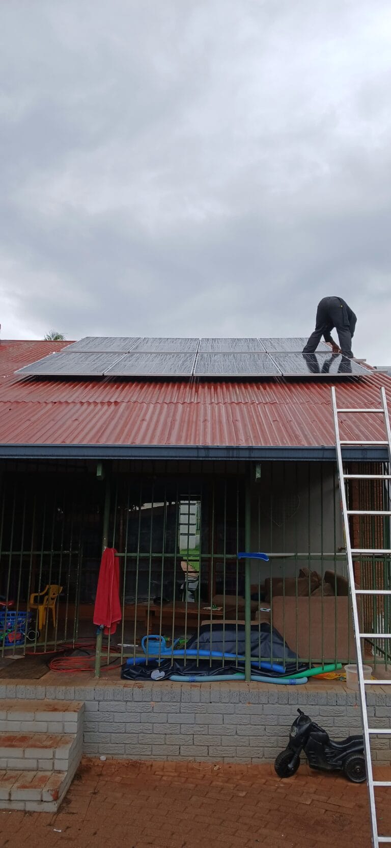 550W Solar panel Installed