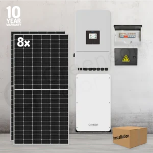 Deye 8kW 10.24kWh Solar System