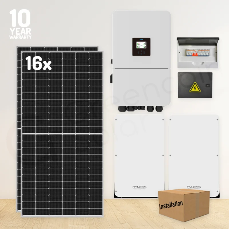 Deye 12kW 20.4kWh Solar Bundle