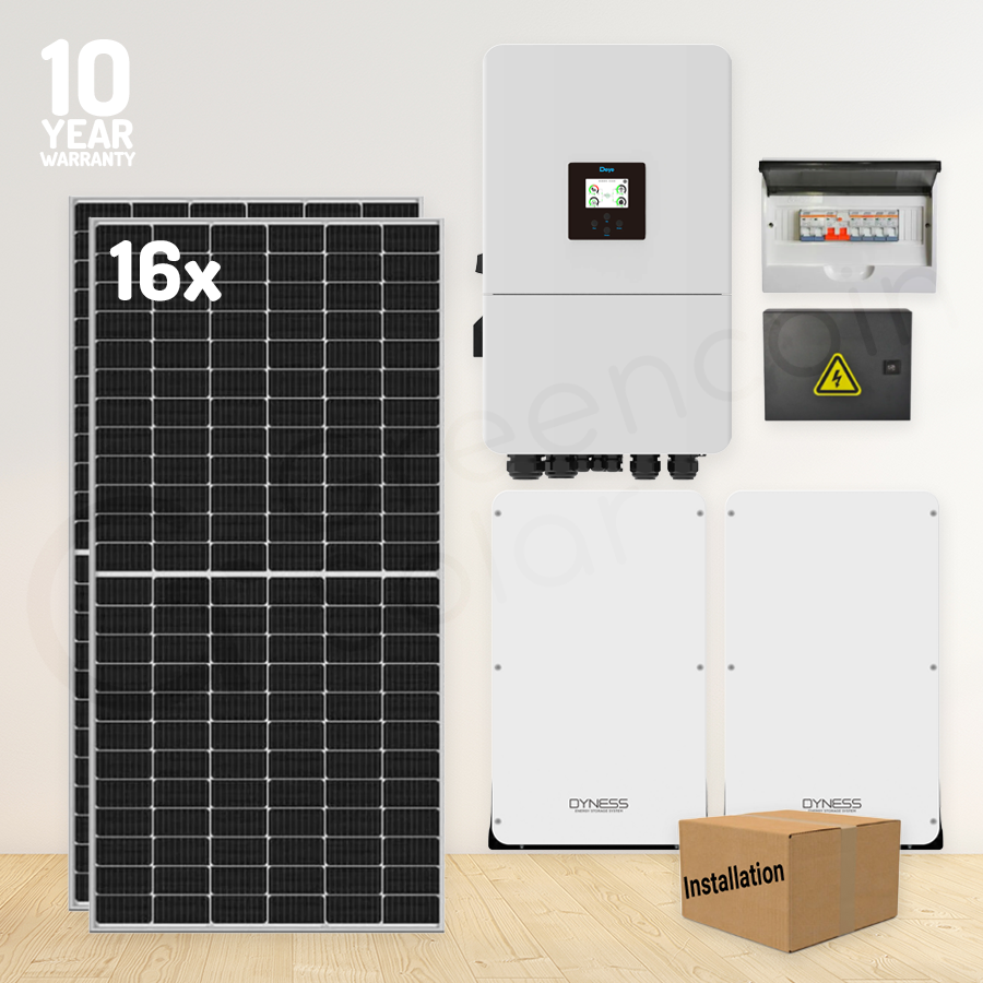 Deye 12kW 20.4kWh Solar Bundle